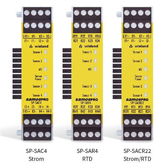 Wieland ajoute trois nouveaux modules d'entrée pour signaux  analogiques à son contrôleur  de sécurité samos PRO COMPACT